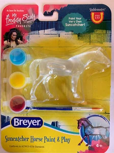 Breyer Models Stablemate Talla Suncatcher pintura y juego caballo Qtr - Imagen 1 de 3