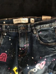 Evolution in Design Girls Blue Jeans Stretch Size 20 Girl Regular Length - Picture 1 of 5