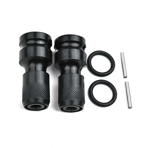 2X Hex Ratchet Socket Adapter Drive 1/2" Square To 1/4" Converter Impact Tool - Picture 1 of 16