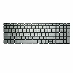 Silver Backlit Keyboard for HP Pavilion 15-CX 15-CS 15-CW 15-DA series laptops - Picture 1 of 1