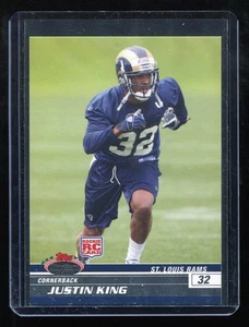 2008 Stadium Club Rookie #200 Justin King RC (St Louis Rams) #'d 1390/1799 - Picture 1 of 1