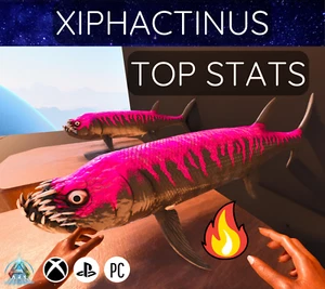 Ark Ascended PVE PS5 XBOX PC NUEVO TOP ESTADÍSTICAS XIPHACTINUS EVENTO COLOR - Imagen 1 de 4