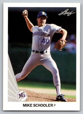 1990 Leaf - Mike Schooler #258 - Image 1 of 2