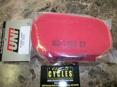 Filtro de aire UNI NU-2468 Dual Sport Suzuki DR250 1990 - 1995 DR350 1990 - 2000 Foto 1 de 4