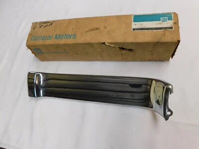 NOS OEM GM 1965 Oldsmobile Chrome Bumper Filler Moulding Trim - Image 1 of 4