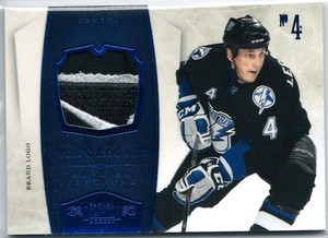 2010-11 Panini Dominion Jersey Prime Brand Logo Vincent Lecavalier X/6