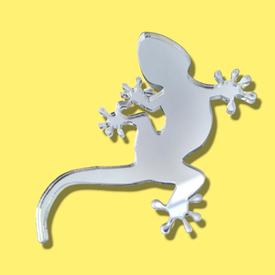 Акриловые зеркала в форме геккона - различные размеры - Изображение 1 из 1