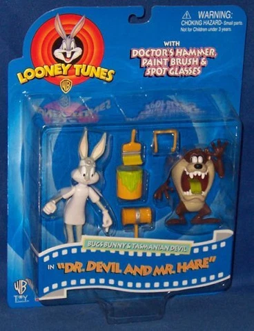 Bugs Bunny TASMANIAN DEVIL Dr Devil & Mr Hare Looney Tunes Cover