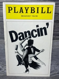 DANCIN' PLAYBILL, MARZO 1980, TEATRO BROADHURST - Imagen 1 de 7
