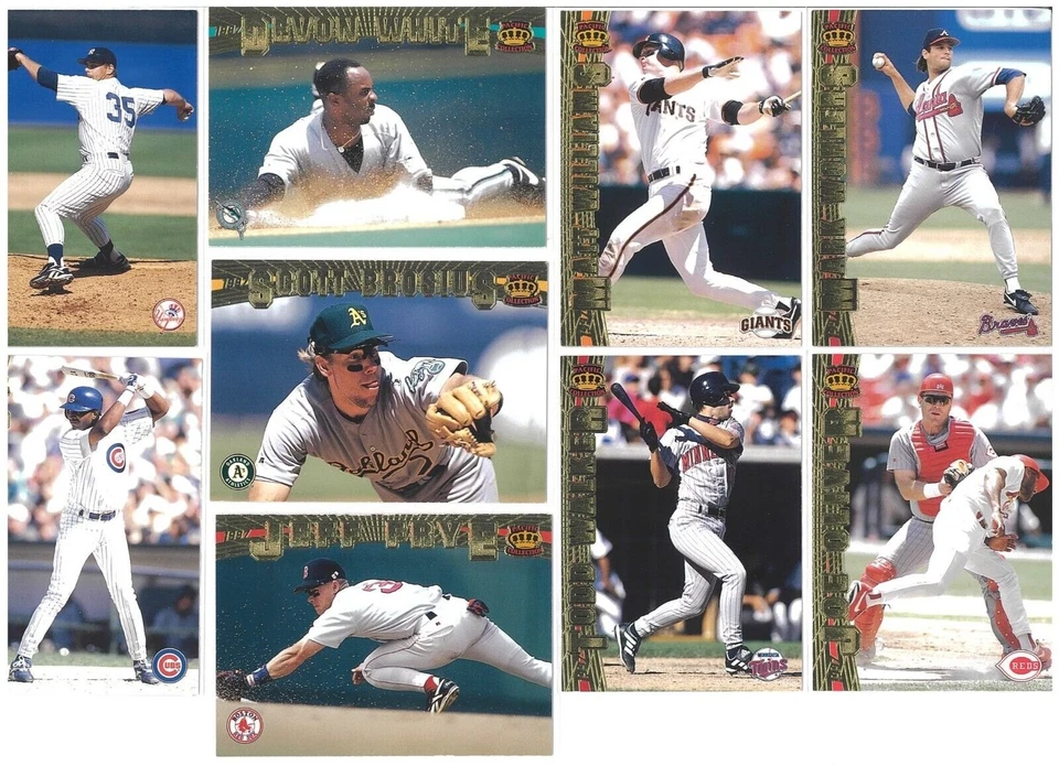 1997 MLB PACIFIC CROWN COLLECTION 24 Near Mint Baseball Card Collection - Image 1 of 4