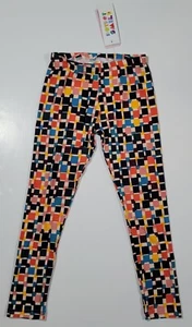LuLaRoe Girls 5/6 Leggings Stretch Geometric Design New With Tag - Picture 1 of 4