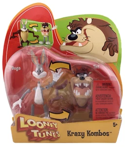 Loony Tunes Krazy Kombos Interchangeable Snap-On Parts TAZ & BUGS BUNNY - Picture 1 of 2