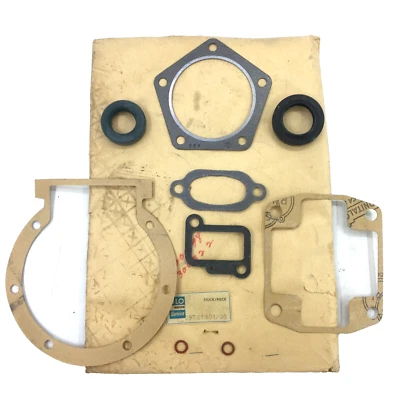 JLO ROCKWELL L-297 FULL GASKET SET WITH SEALS 24MM DIA CRANKSHAFT 297-61-801-00 - Image 1 of 4