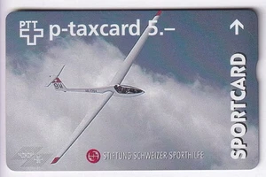 EUROPE TELECARTE / PHONECARD .. SUISSE 5FRCH L&G 608L PRIVEE PLANEUR MINT/NEUVE - Picture 1 of 2