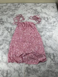 Sundays Boutique Pink Backless Strappy Mini Dress Women’s M” - Picture 1 of 12