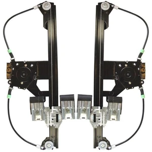 Power Window Regulators Rear Pair Set LH Left & RH Right for VW Jetta Golf - Picture 1 of 3