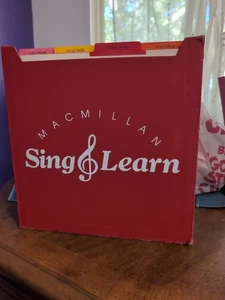 MacMillan Sing AndLearn Vinyl 21 Records And Case. No Lid. Good Condition - Picture 1 of 3