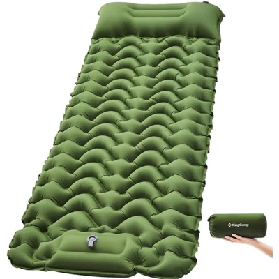 Camping Isomatte Selbstaufblasend mit Fußpumpe ultraleicht - Bild 1 von 4