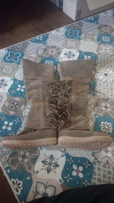 ZeraClub Women's Size 8 Genuine Leather Over The Knee Boots - Image 1 of 3