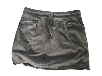 Medium Tangerine Brand Grey Heather Skort Stretch Tennis Golf Athletic Active - Image 1 of 4