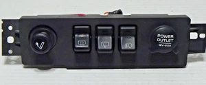1997-2001 Jeep Cherokee XJ Switch Panel Fog Defrost Fog Bezel - Picture 1 of 6