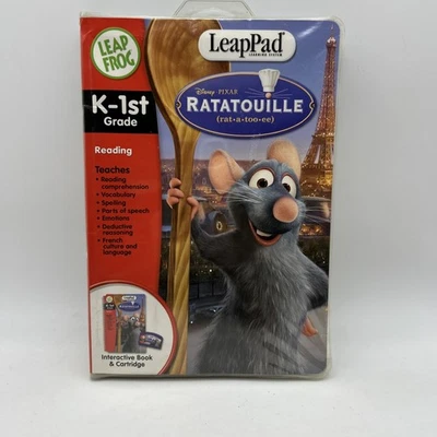 Leap Frog Leap Pad Disney Ratatouille K-1st Reading Interactive Book Cartridge - Image 1 of 4