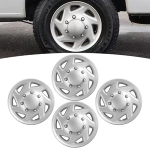 For Ford E-Series E350 E450 Econoline Van 1997-2023 Set Of 4 16" Silver Hubcaps - Picture 1 of 9