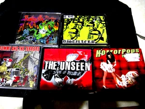 PUNK CD x 5 The Distillers HORRORPOPS The UNSEEN PUNKZILLA TOMMY & the TERRORS - Picture 1 of 11