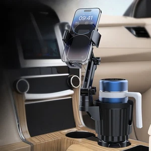 Car Cup Holder 360° Universal Adjustable For Cell Phone Drink Organizer Mount - Picture 1 of 21
