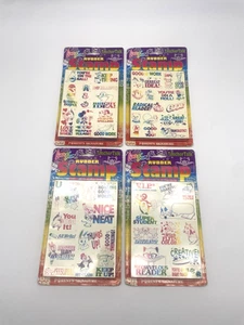 Vintage Lisa Frank Stempelsammlung 4er Set Lehrergespräch - versiegelt - Bild 1 von 7