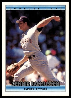 1992 Donruss #245 Dennis Rasmussen - Image 1 of 2