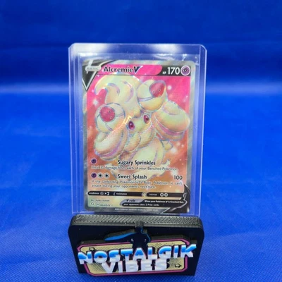 Alcremie V (Full Art) 064/072 Shining Fates Holo Pokemon Card - Image 1 of 4