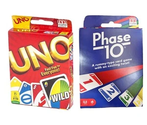 Juego de cartas fase 10 con juego de cartas UNO - Imagen 1 de 1