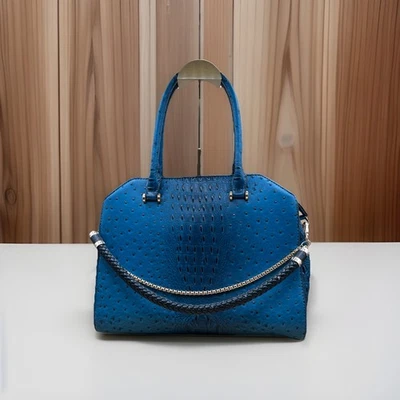 Unbranded Vegan Leather Ostrich And Crocodile Texture Bag With Wallet - B1113122 - Image 1 of 4
