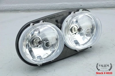 Harley Road Glide 2011 conjunto de lentes de doble faro 67775-10 video Foto 1 de 4