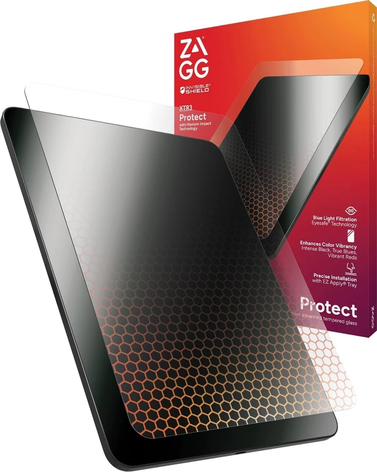 Zagg Glass Xtr3 Ipad Pro 13" (m4) Screen Protector - Advanced Hexiom Impact - Image 1 of 1