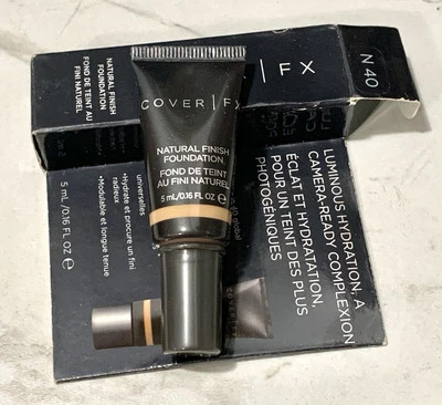 COVER FX Power Play Foundation N40 Deluxe Sample Travel Size.16 oz 5 ml NEW - Image 1 of 2