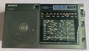 Sony ICF-EX5MK2 FM / AM / NIKKEI Radio Portatile Analogica Buone Condizioni Giappone - Foto 1 di 12