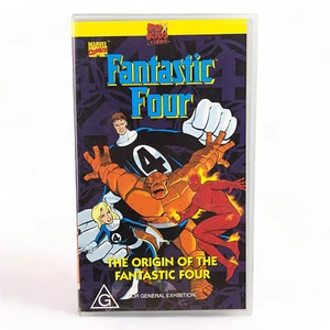 Cinta VHS DE VIDEO ORIGINALES FANTASTIC FOUR FOX NIÑOS 1996 Marvel PAL - Imagen 1 de 4