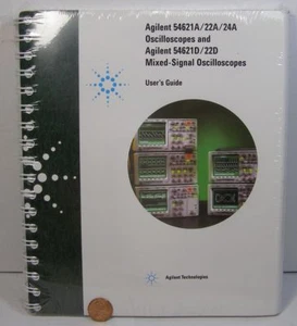 HP AGILENT 54621A/22A/24A O-SCOPES & 54621D/22D MIXED SIG SCOPES USERS GUIDE - Picture 1 of 2