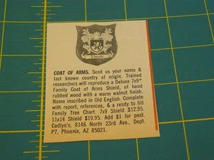 PROGRESSIVE FARMER -JULY 1978 -AD- COAT OF ARMS / PHOENIX, AZ - Picture 1 of 1