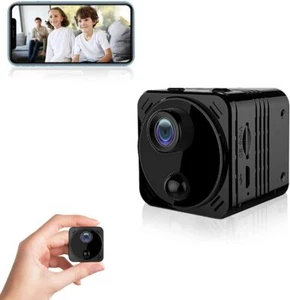 WLAN MINI KAMERA 4K FULL HD VIDEO ÜBERWACHUNGSKAMERA KNOPF CAM HAUS GESCHÄFT DE - Bild 1 von 18