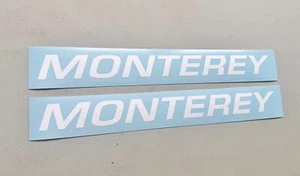 Monterey Boat Decals SET OF 2 Vinyl Decal Stickers - Picture 1 of 4