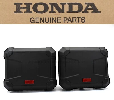 Pannier Set Poly Black Africa Twin CRF 1100 20-25 (See Notes) OEM Honda #Q273 - Image 1 of 4