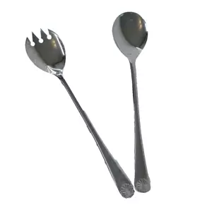 Silver Plated Vintage W. A. Italy Salad set spoon and fork - Picture 1 of 8
