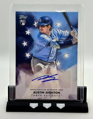 2024 Topps Update Austin Shenton RC Baseball Stars Auto - Image 1 of 2