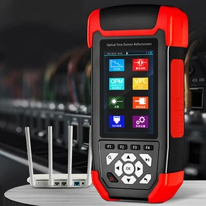 24/22dB 1310/1550nm Mini OTDR Fiber Optic Reflectometer OPM VFL OLS Cable Tester - Picture 1 of 14