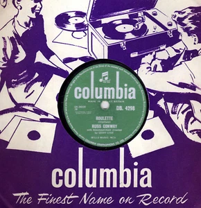 UK No.1 1959 RUSS CONWAY 78 ROULETTE / TRAMPOLINA uk COLUMBIA DB 4298 E V+ - Bild 1 von 1