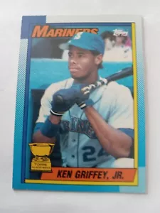 Rare 1990 Topps KEN GRIFFEY Jr All-Star Rookie RC #336 Bloody Scar ERROR - Picture 1 of 2