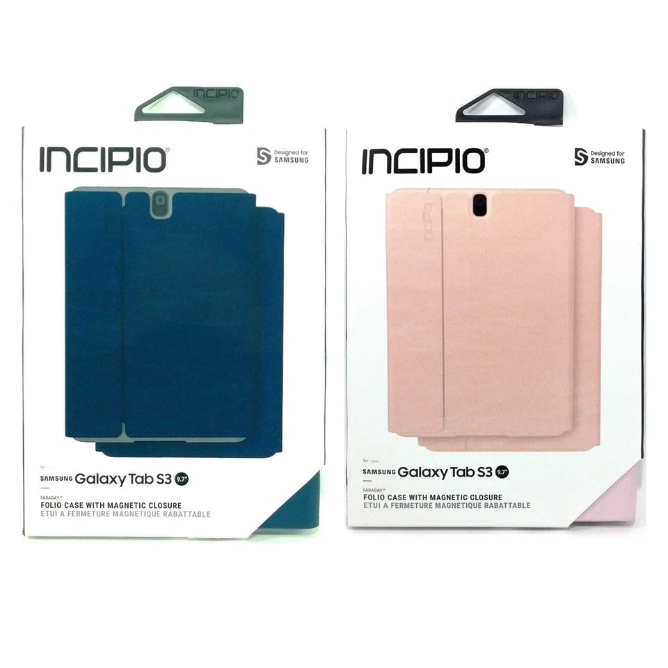 Incipio Faraday Hard Shell Leather Folio Case For Samsung Galaxy Tab S3 9.7" - Image 1 of 4